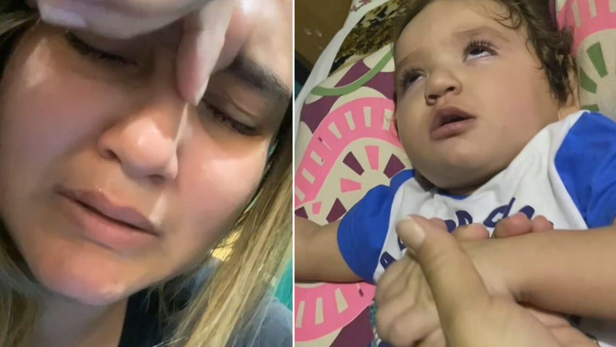 Bebê sofre mais de 100 convulsões por dia e chora de dor. Se